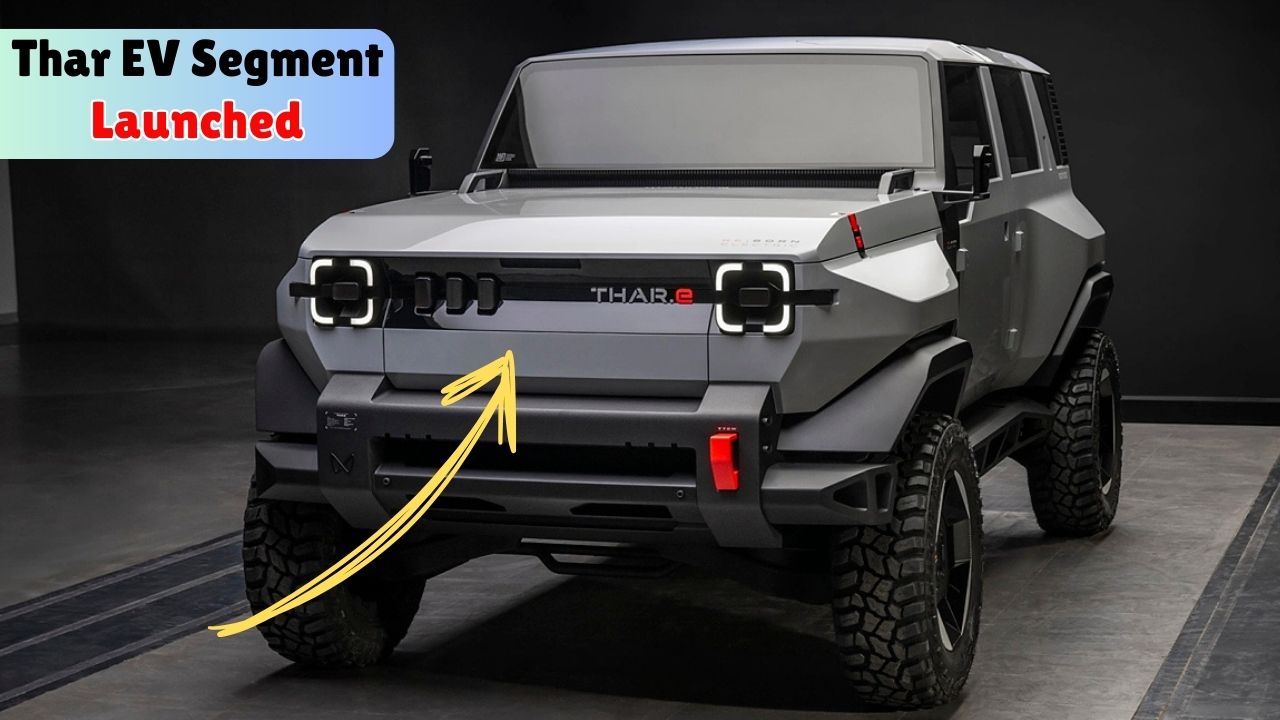 Electric Off Roader Mahindra Thar EV Segment