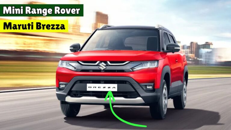Mini Range Rover Maruti Suzuki Brezza Luxe Launched