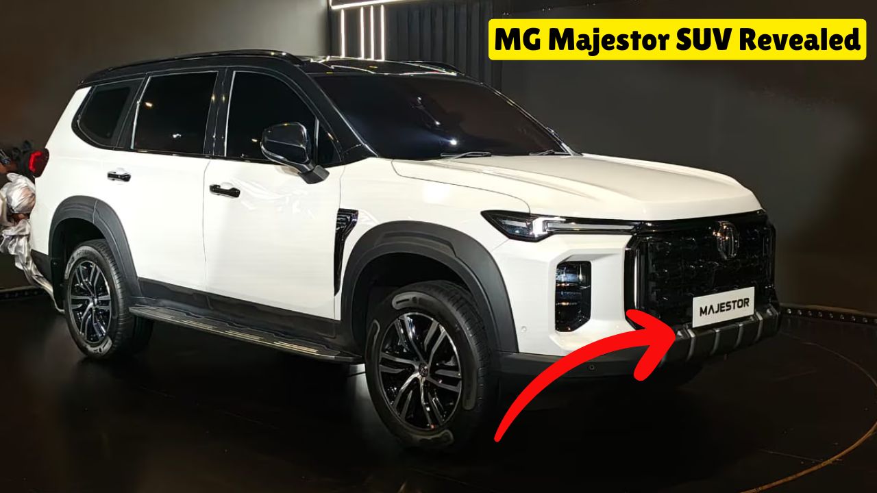 2025 MG Majestor SUV Unfold At Bharat Mobility Show