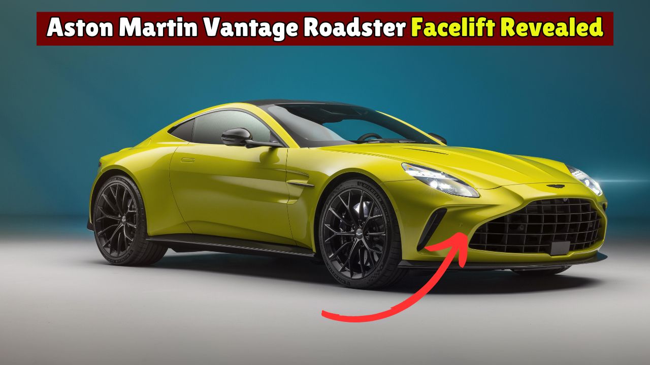 Aston Martin Vantage Roadster Facelift 2025 Revealed