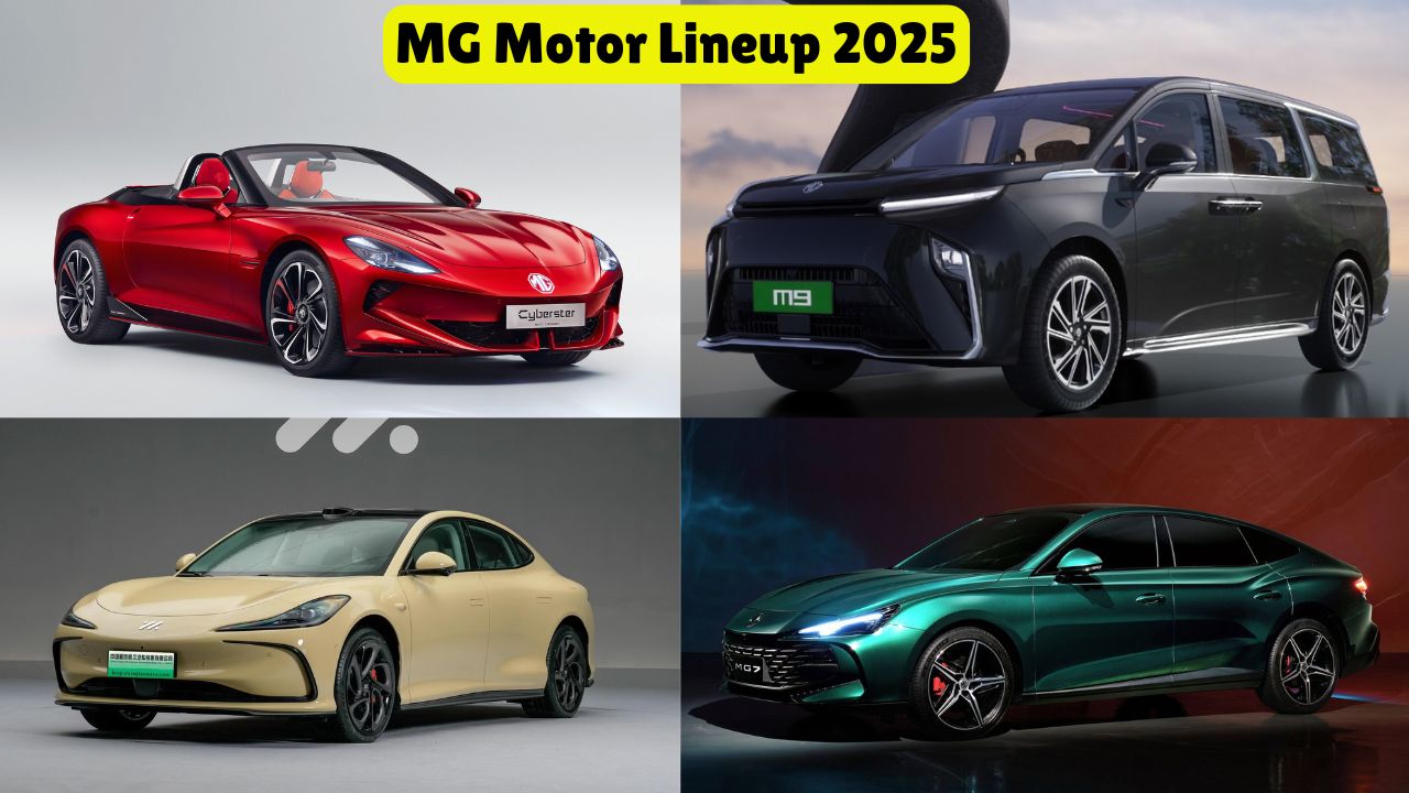 MG Motor India Lineup