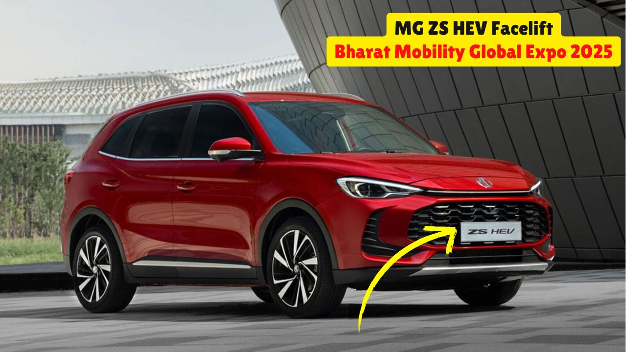 MG ZS HEV Facelift Unveiled