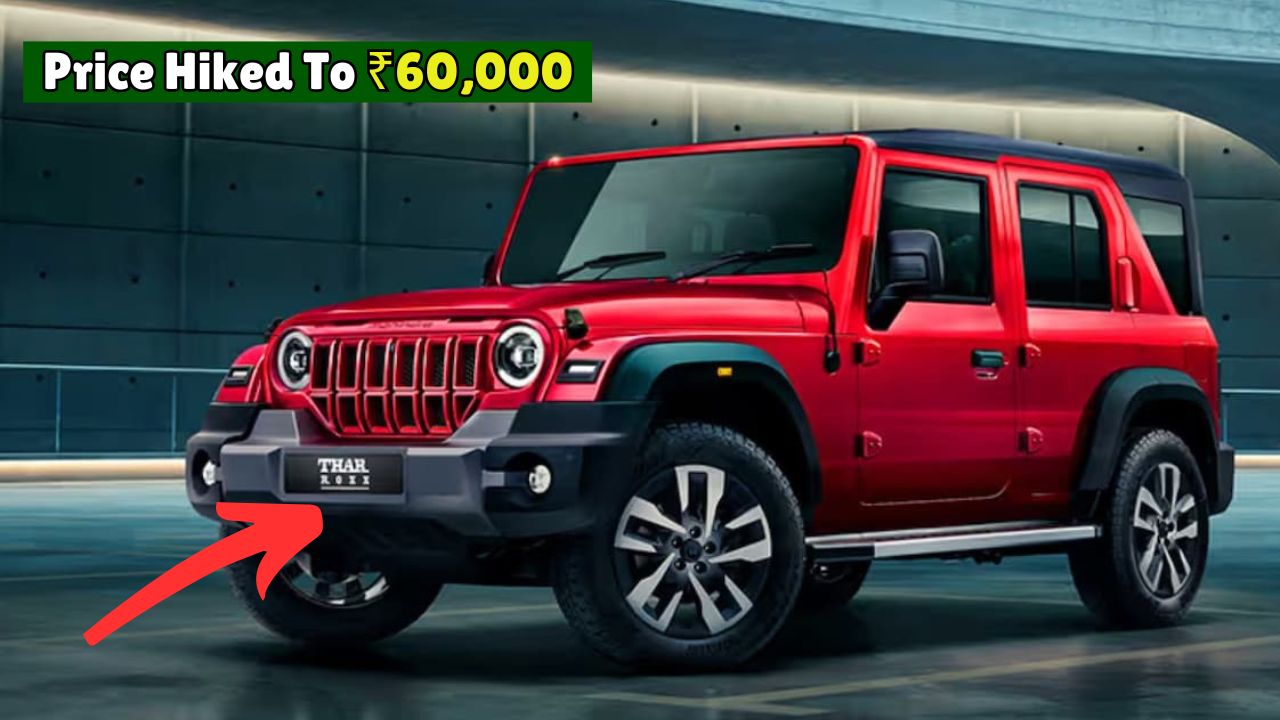 Mahindra Thar Roxx Prices Hiked