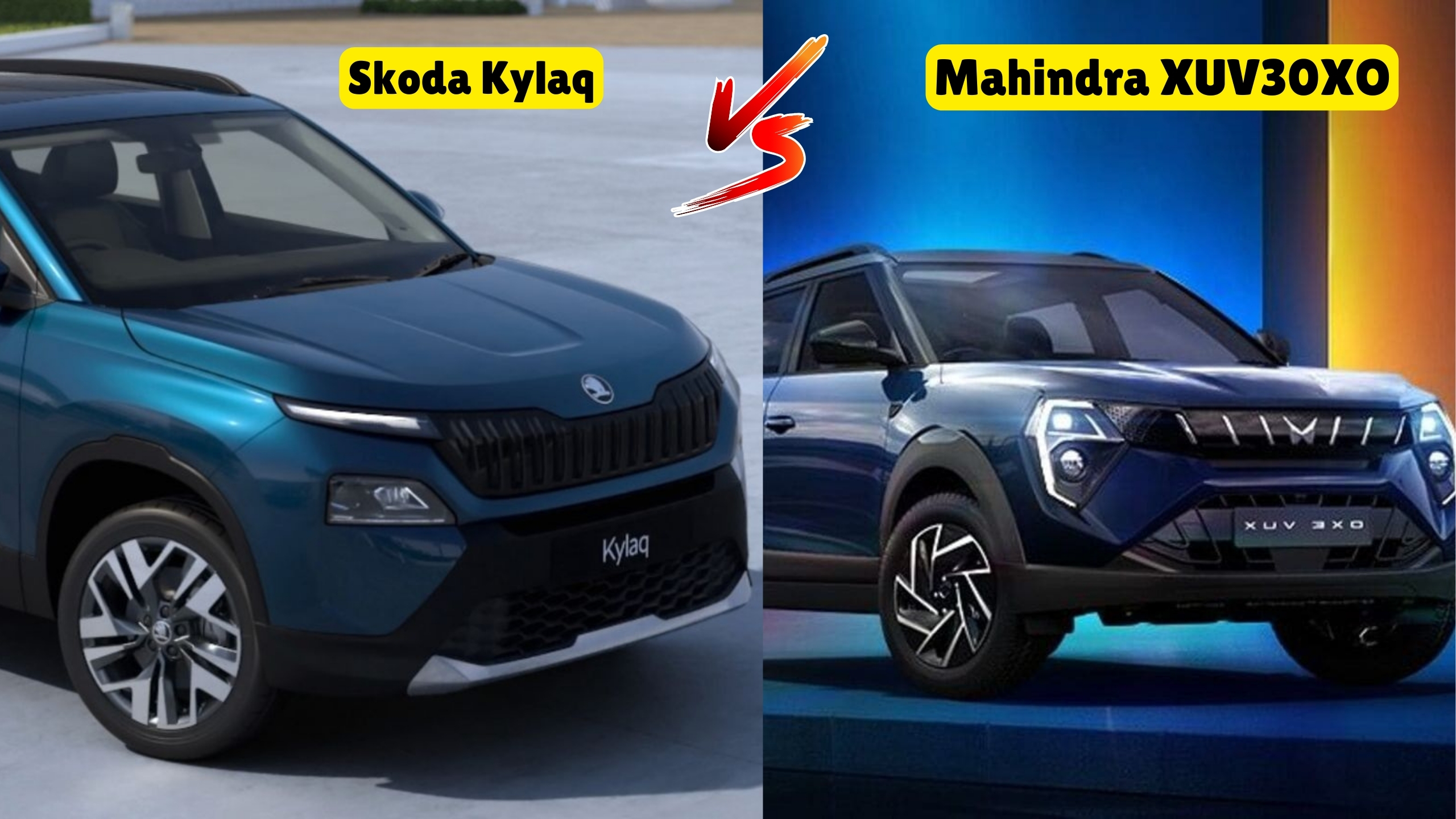 Mahindra XUV30XO vs Skoda Kylaq