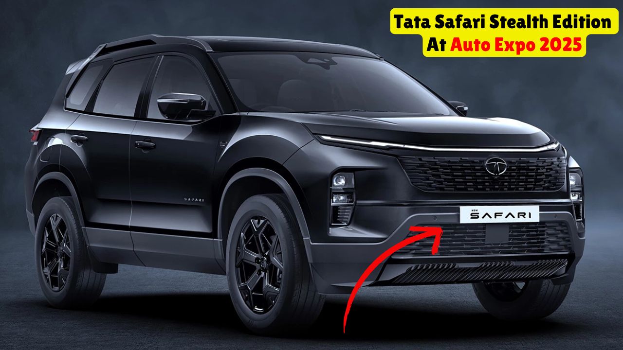 Tata Safari Stealth Edition 2025 Unveiled