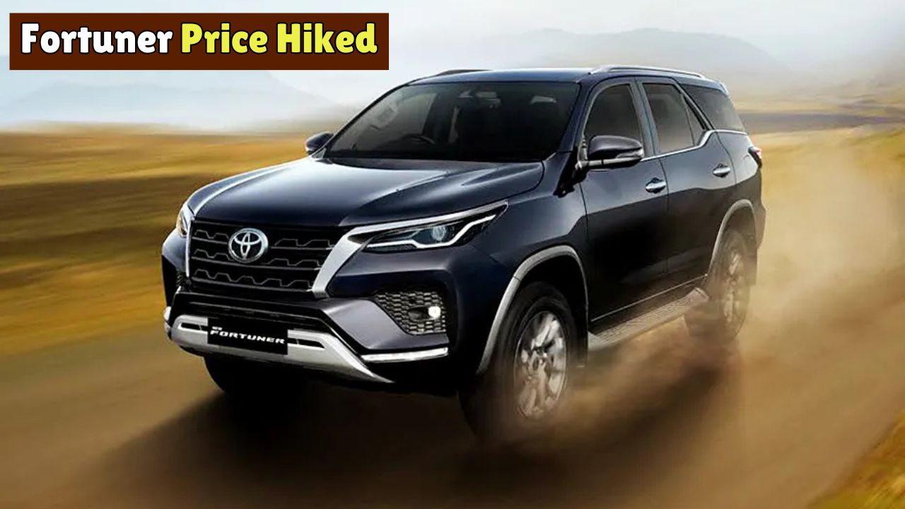 Toyota Fortuner Price Increased