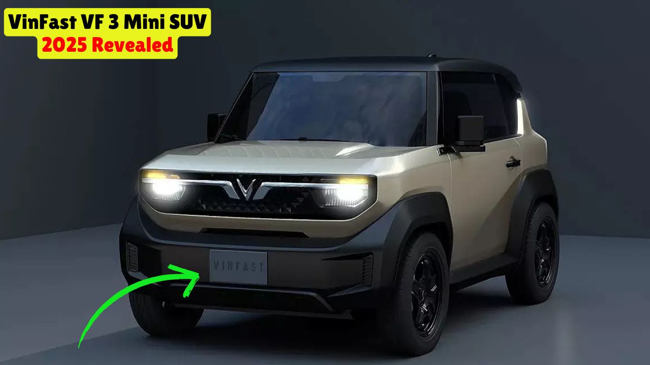 VinFast VF 3 Mini SUV Disclosed At Auto Expo 2025